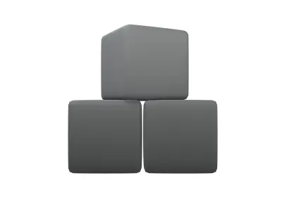 Building Blocks Icon v1 001 Low-poly 3D model