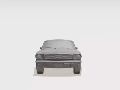 Happy Pony Cruiser Cute Cartoon Car 3D Print 3D print model