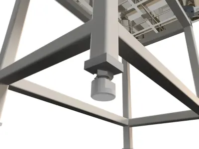 CMM MEASURING TABLE WITH PRECISION SCALE Low-poly 3D model