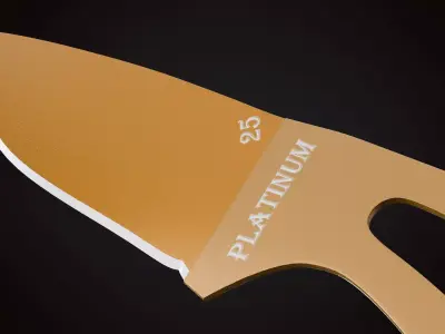 Knife 1 J Low-poly 3D model