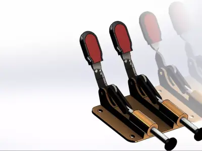 super toggle clamp 3D model