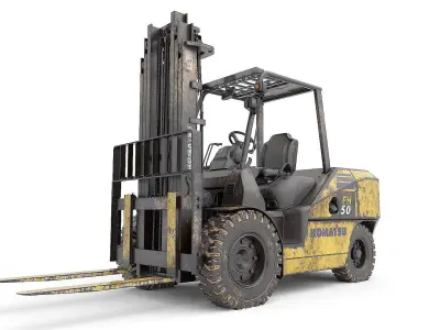 Forklift  Dirty  3D model