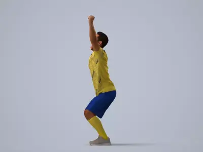 00467Xavier012 - Adult Caucasian male exercising in sports 3D model