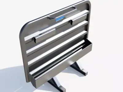 Cabin rack tool box 3D model