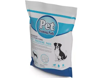 Pet accessories Pet Training Pads Low-poly 3D model get