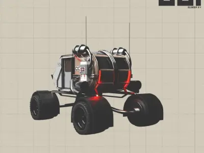 SCI-FI OFFROADER 3D model