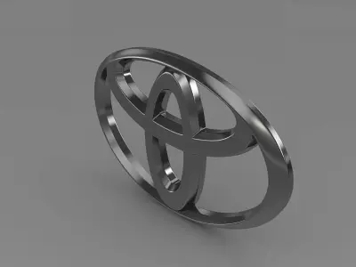 Toyota Logo 3D model