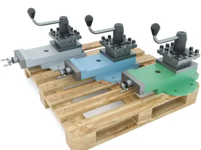 Turning machine tool - Support spare part 3D model