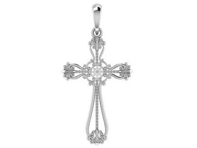CROSS PENDANT CR68 3D print model