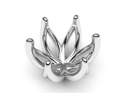 A package of solitaire ring heads engagement 6 prong printable 3D print model