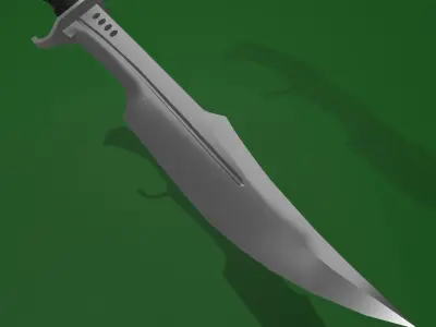 Knife Free low-poly 3D model