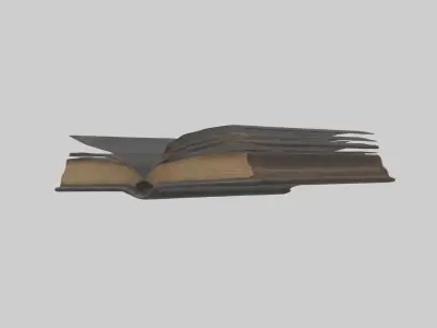 Witchsspellbookmod 1 Low-poly 3D model