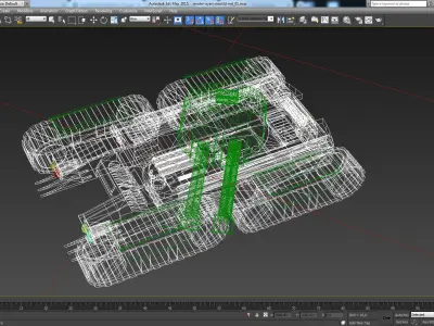 BEAM TANK  Low-poly 3D model