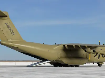  Airbus A400M Military Transport Green 