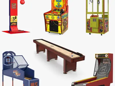Arcade Games Collection 4 3D model