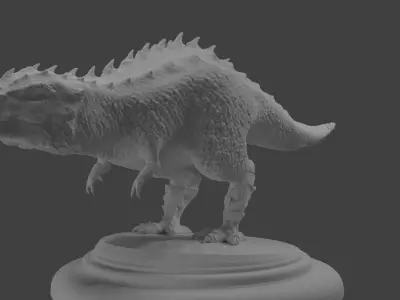 Scaly Dino-HighPoly Free 3D model