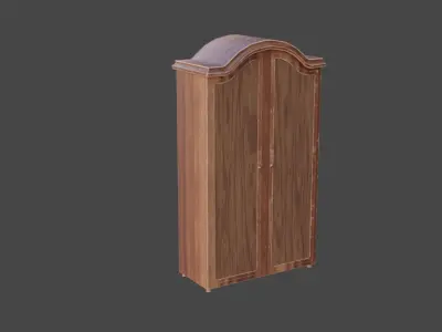 Wardrobe Low-poly 3D model get