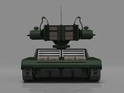 Gatling Tank Mark II 3D model