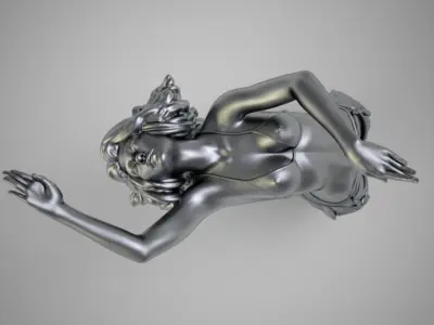 Dancer Backbend 3D print model