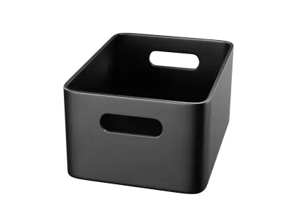 Metal Storage Bin Free 3D model