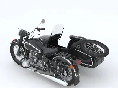 Ural Retro 3D model