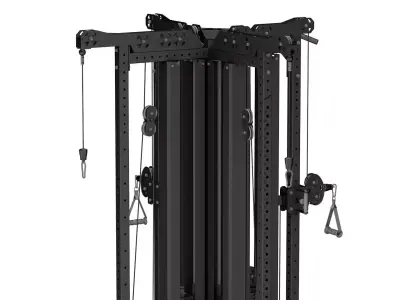 Heavy-Duty multi-gym functional trainer 3D model purchase