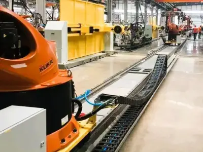 Robot Rail Track 7th Axis Linear Slide for KUKA FANUC all Robots 3D model