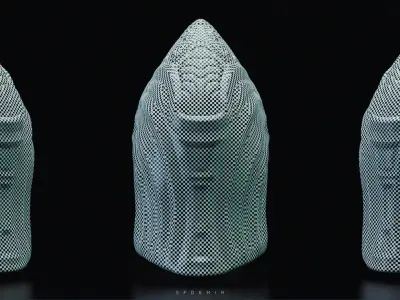 Ancient King Of Gondor Helmet 3D model