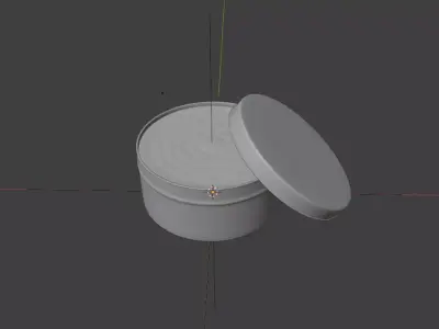 Cream Bottle Container Free 3D model