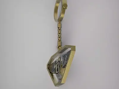 Pendant  key fob for a Bentley car 3D print model
