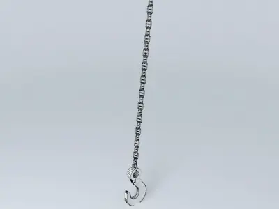 Hook chain Free 3D model