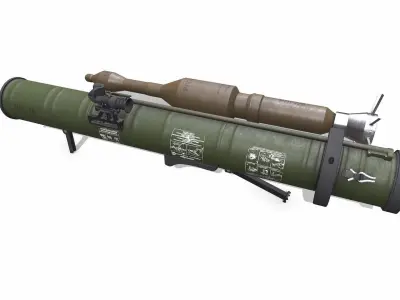 RPG-28 Anti-tank Rocket Launcher Low-poly PBR Low-poly 3D model