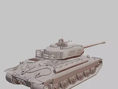 IS 6 Heavy Tank Soviet Experimental 3D Print Model 3D print model