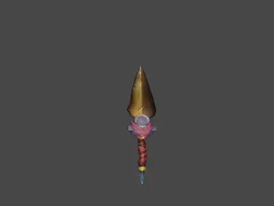 Zeloeman Sword A 5 Low-poly 3D model
