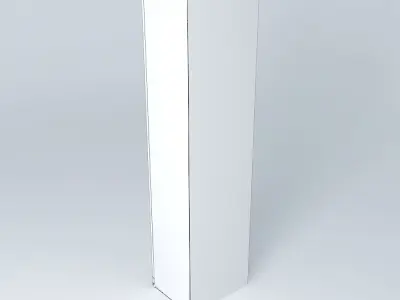 Indiana glazed red pine cabinet 3D model