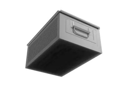 Stackable Steel Box  3D model