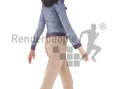 Fernanda Animated 002 Walking