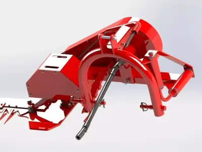 Harvester reaper Free 3D model