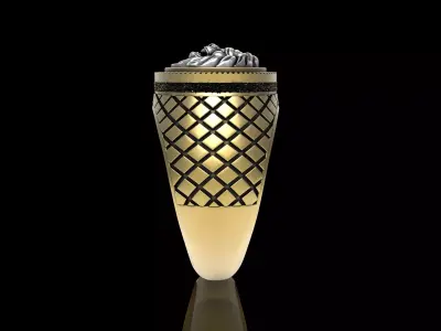 Lion Head Ring 3D print model