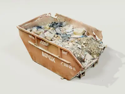 Trash Container Free 3D model purchase