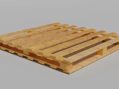 Pallet Crate 3D model