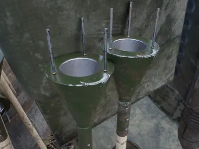 Japanese WW2 Anti-Tank Lunge Mine 3D model