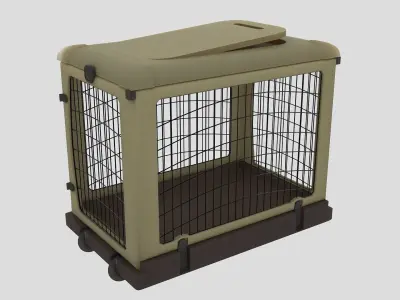 Travel Portable Pet Carrier 3d Model 3D model