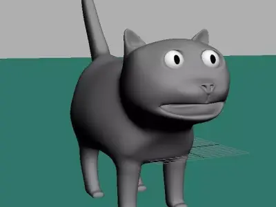 Animals cat 3D model