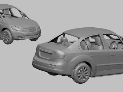 Suzuki Sx4 car 3D print model