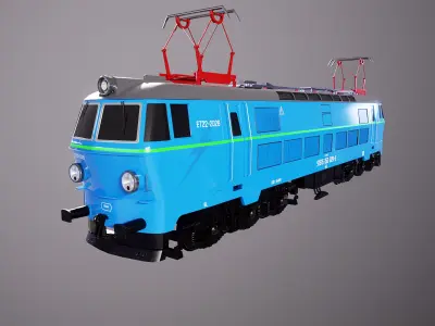 Electric Locomotive ET-22 3D model