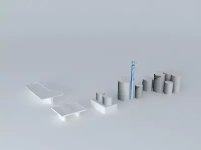 Lubrizol Tanks North Free 3D model