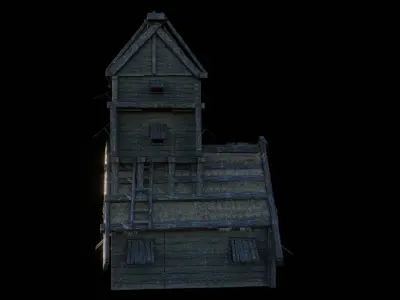 Medieval Building House 3D model