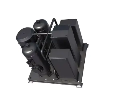 Industrial Sci Fi Engine - science fiction Engine - engine  3D print model get