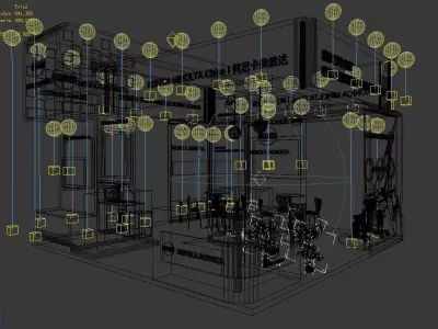 Exhibition - Area -6X6-3DMAX2011-07 3D model